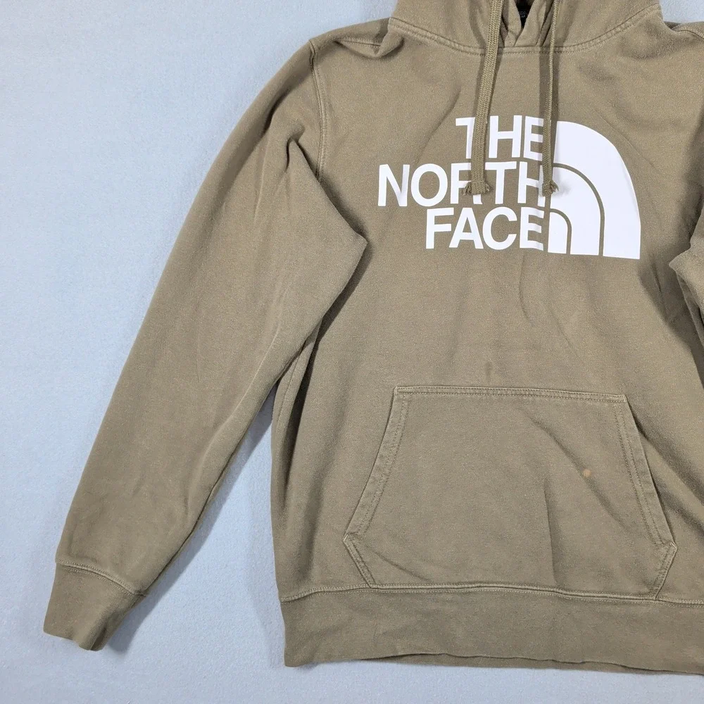 The North Face Mens Half‎ Dome Pullover Hoodie Brown Tan Size Medium